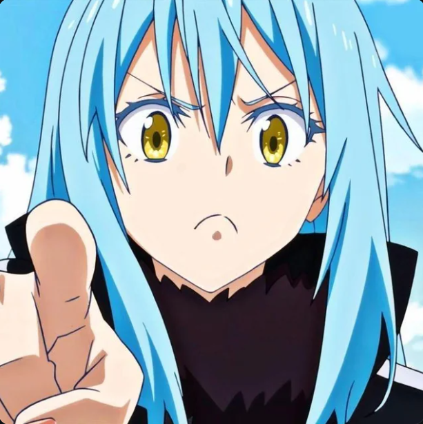 Rimuru pointing at YOU
